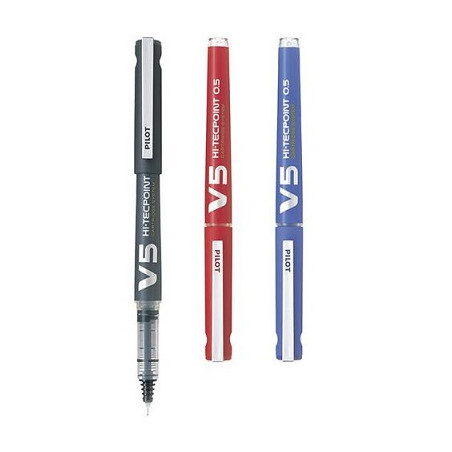 Penna Pilot V5 ricaricabili Nero
