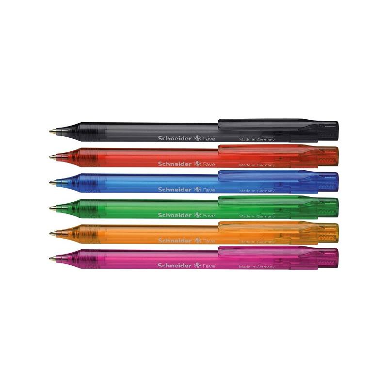Penna Schneider fave gel 0,7 mm rossa