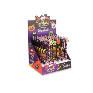 Penna sfera a scatto Halloween colourbook