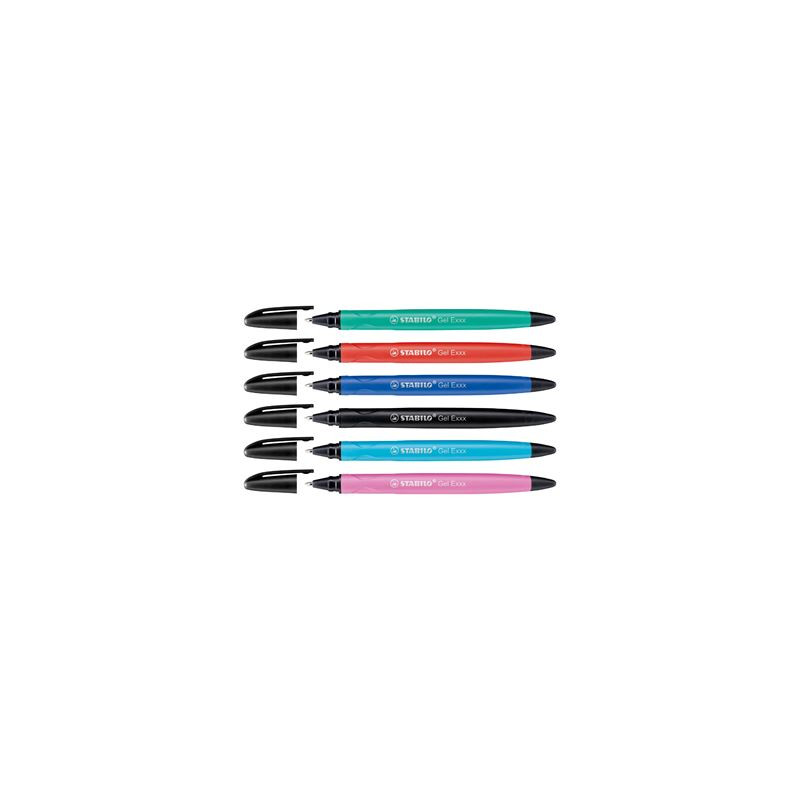 Penna Stabilo gel Exxx cancellabile verde