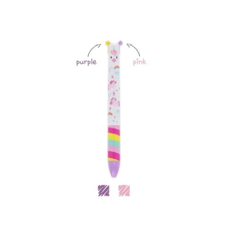 Penna two-color ballpoint pen unicorno Legami