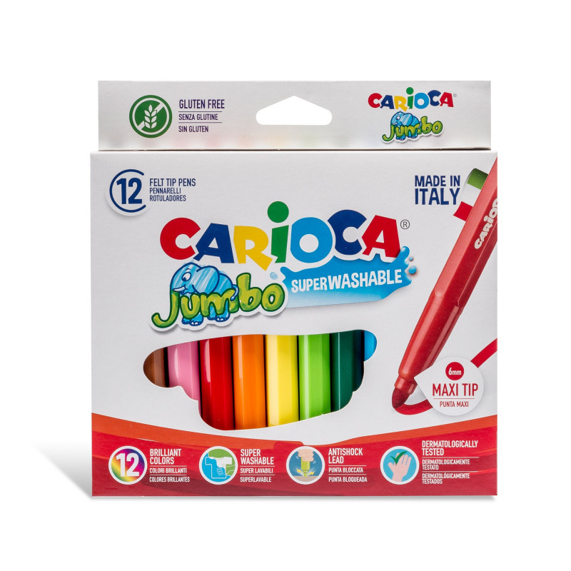 Pennarelli Carioca Jumbo 12pz