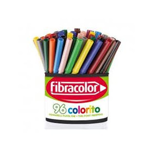 Pennarelli Fibracolor HI-TEXT 96pz p/fine