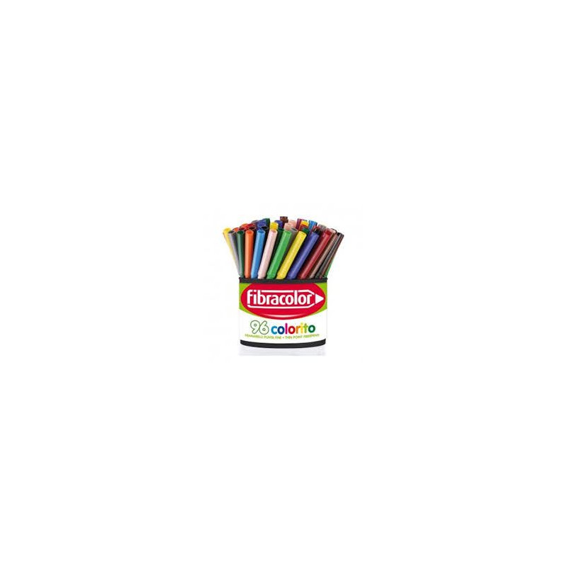 Pennarelli Fibracolor HI-TEXT 96pz p/fine