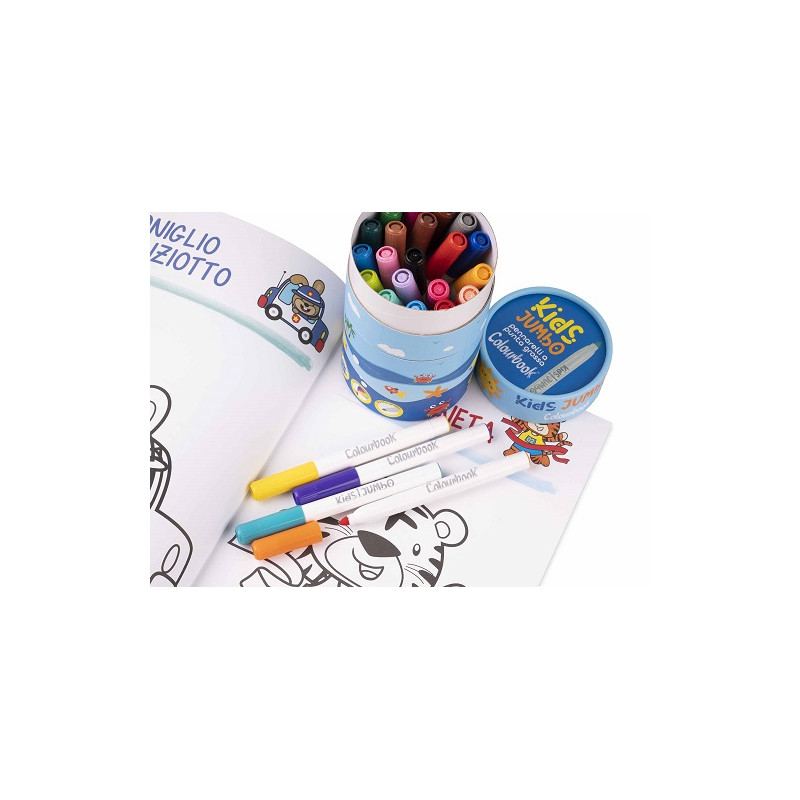 Pennarelli jumbo Kids Colourbook 24pz
