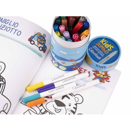 Pennarelli jumbo Kids Colourbook 24pz