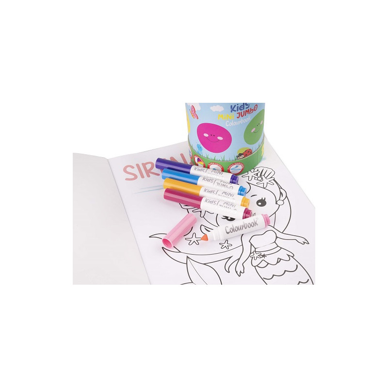 Pennarelli mini jumbo Kids Colourbook 24pz