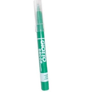 Pennarelli per tessuto Giotto Decor Textile verde per tessuto