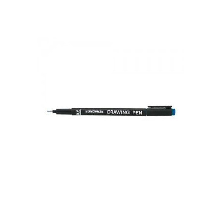 Pennarelli pigment Snowman 0,6 blu