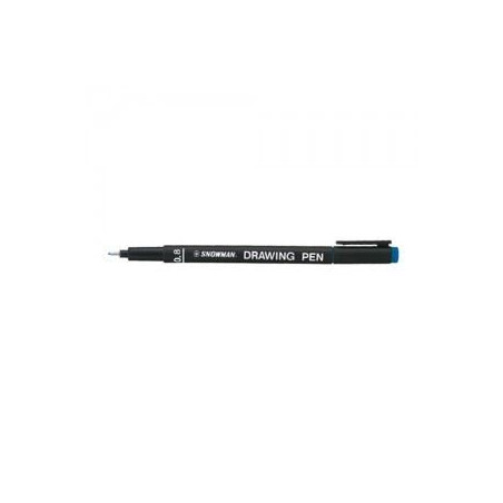 Pennarelli pigment Snowman 0,8 blu