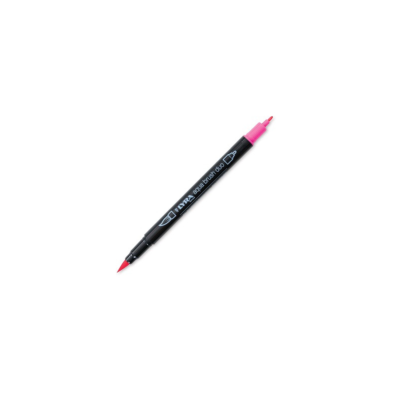 Pennarello doppia punta Aqua Brush Duo Lyra Colore: Alizarina rosa