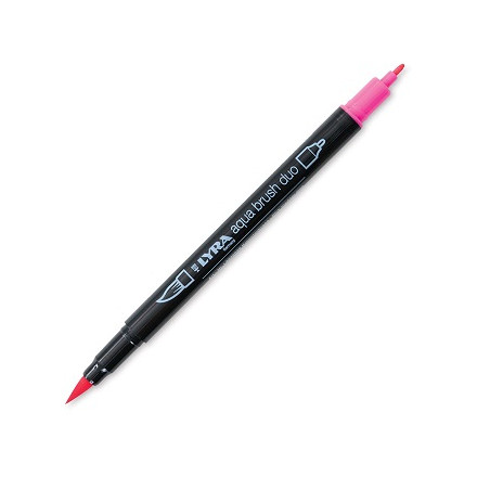 Pennarello doppia punta Aqua Brush Duo Lyra Colore: Alizarina rosa