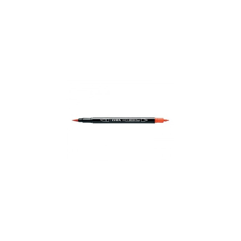 Pennarello doppia punta Aqua Brush Duo Lyra Colore: Arancio chiaro
