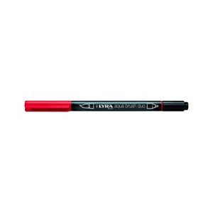 Pennarello doppia punta Aqua Brush Duo Lyra Colore: Bordeaux