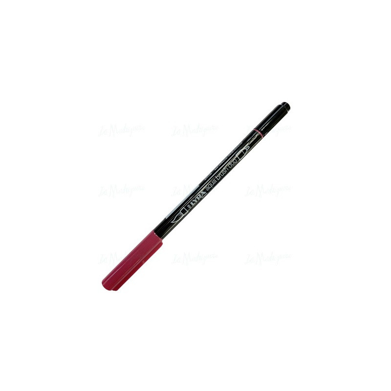 Pennarello doppia punta Aqua Brush Duo Lyra Colore: carminio bruc