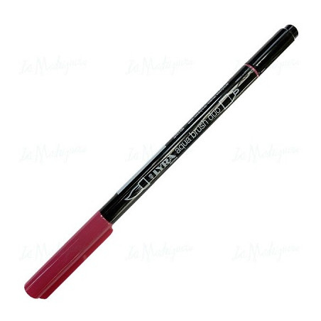 Pennarello doppia punta Aqua Brush Duo Lyra Colore: carminio bruc