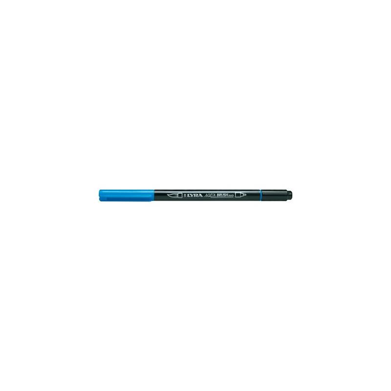 Pennarello doppia punta Aqua Brush Duo Lyra Colore: Ceruleo