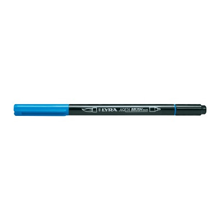 Pennarello doppia punta Aqua Brush Duo Lyra Colore: Ceruleo