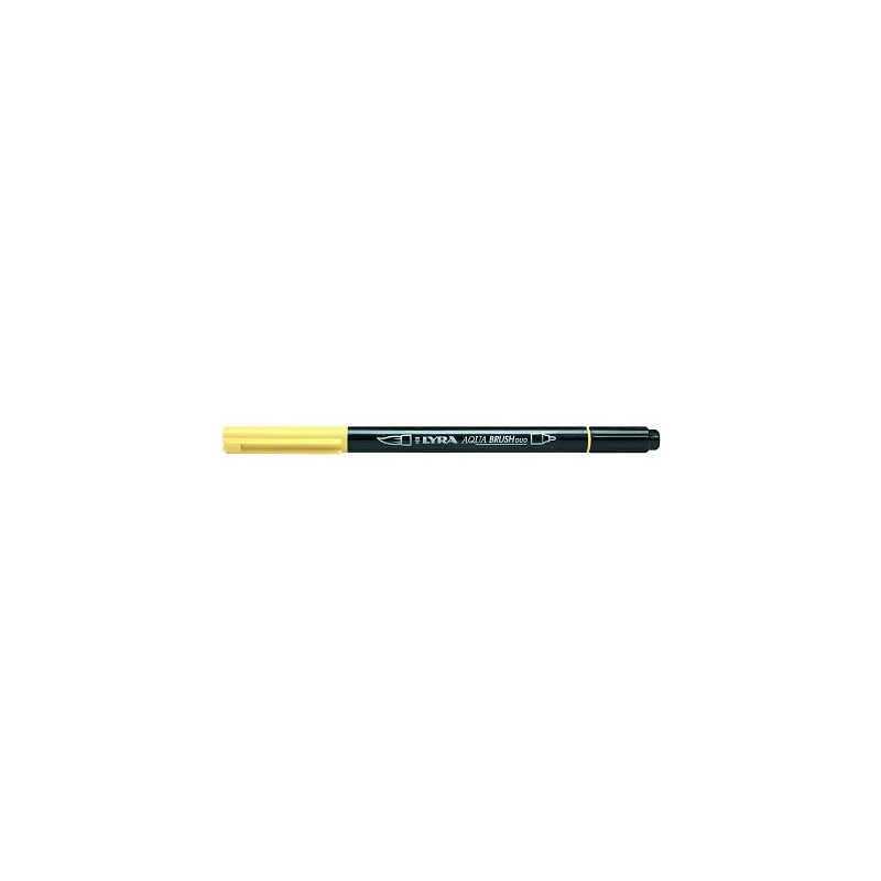 Pennarello doppia punta Aqua Brush Duo Lyra Colore: Giallo chiaro