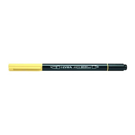 Pennarello doppia punta Aqua Brush Duo Lyra Colore: Giallo chiaro