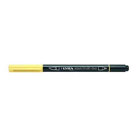 Pennarello doppia punta Aqua Brush Duo Lyra Colore: Giallo di cadmio limone
