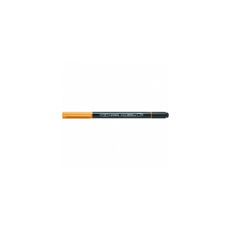 Pennarello doppia punta Aqua Brush Duo Lyra Colore: Giallo di cadmio scuro