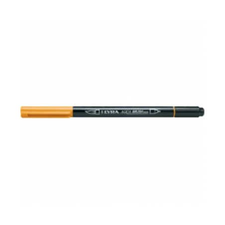 Pennarello doppia punta Aqua Brush Duo Lyra Colore: Giallo di cadmio scuro