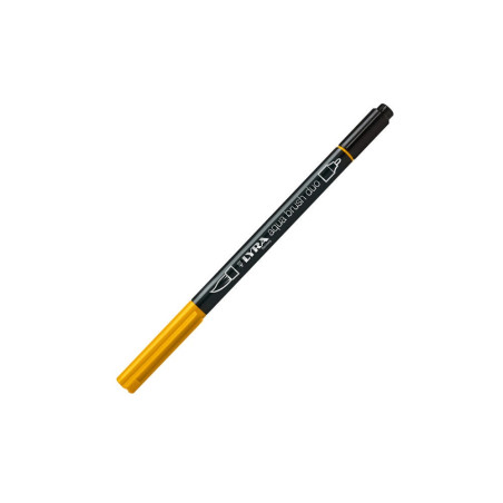 Pennarello doppia punta Aqua Brush Duo Lyra Colore: Giallo di cromo scuro