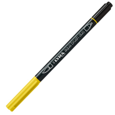 Pennarello doppia punta Aqua Brush Duo Lyra Colore: Giallo limone