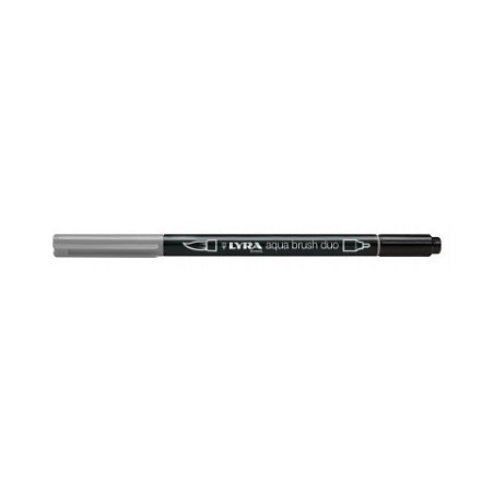 Pennarello doppia punta Aqua Brush Duo Lyra Colore: Grigio