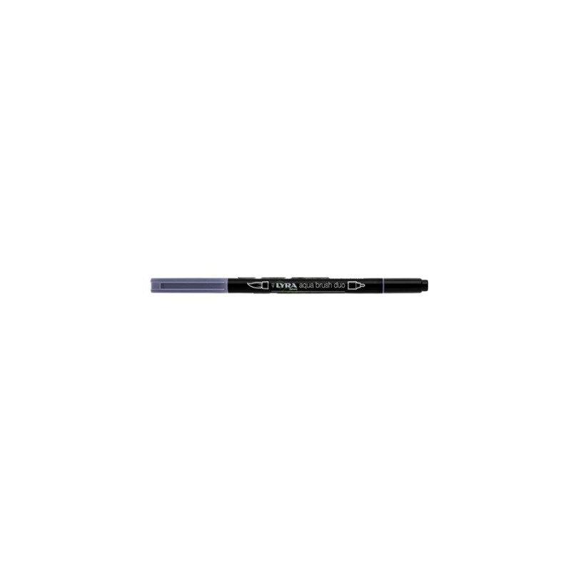 Pennarello doppia punta Aqua Brush Duo Lyra Colore: Grigio medio caldo