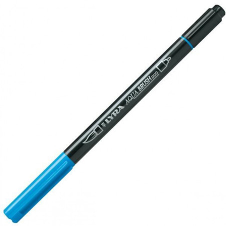Pennarello doppia punta Aqua Brush Duo Lyra Colore: Light blue