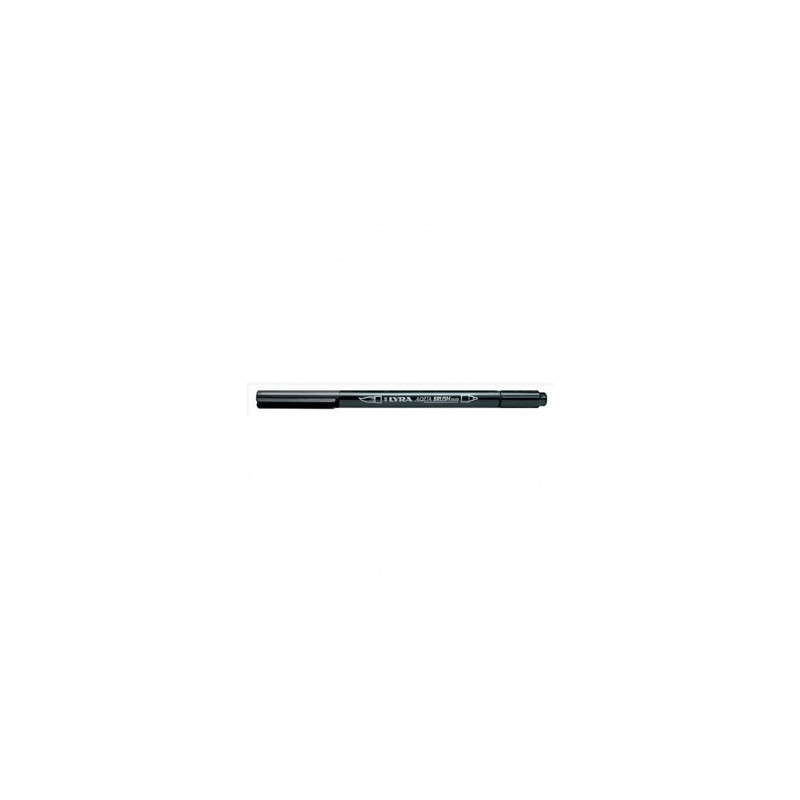 Pennarello doppia punta Aqua Brush Duo Lyra Colore: Nero