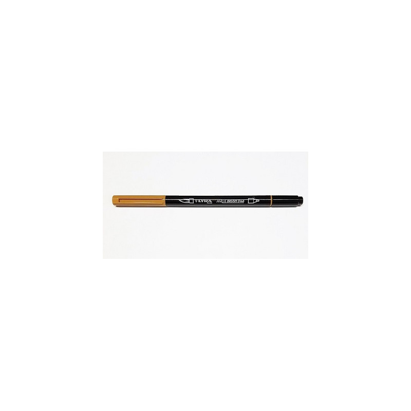 Pennarello doppia punta Aqua Brush Duo Lyra Colore: Ocra Bruno