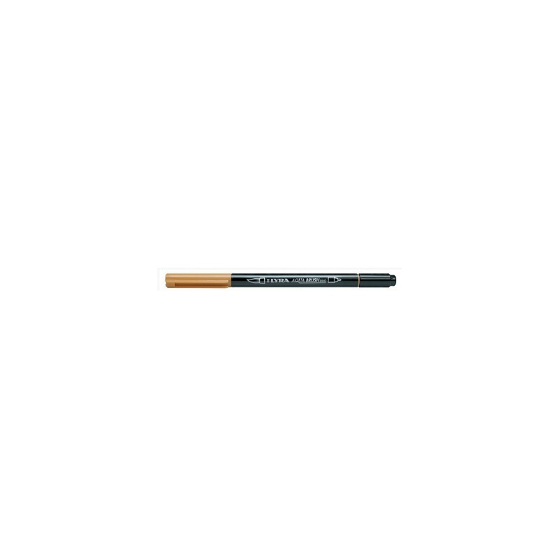 Pennarello doppia punta Aqua Brush Duo Lyra Colore: Ocra Oro