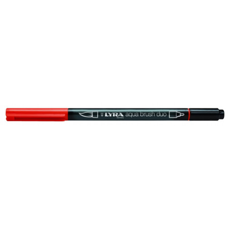 Pennarello doppia punta Aqua Brush Duo Lyra Colore: Rosso geranio chiaro