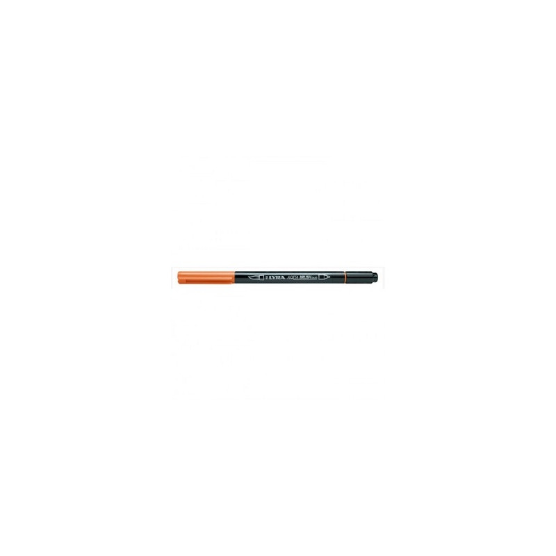 Pennarello doppia punta Aqua Brush Duo Lyra Colore: Rosso Indiano