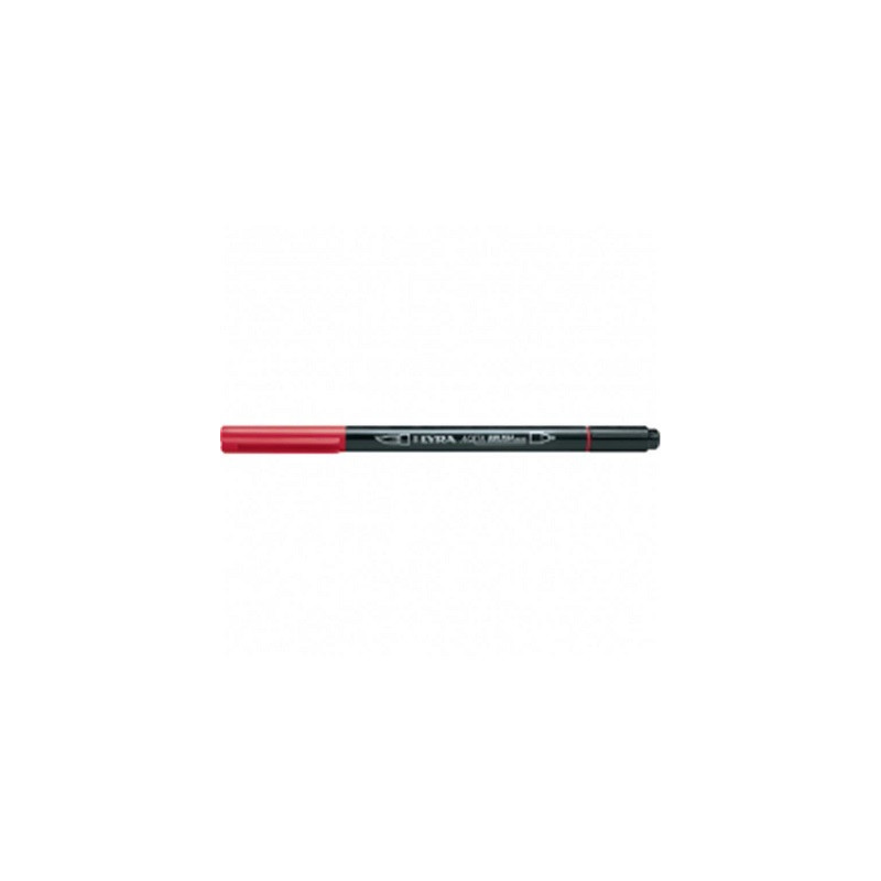 Pennarello doppia punta Aqua Brush Duo Lyra Colore: Rosso Pompei
