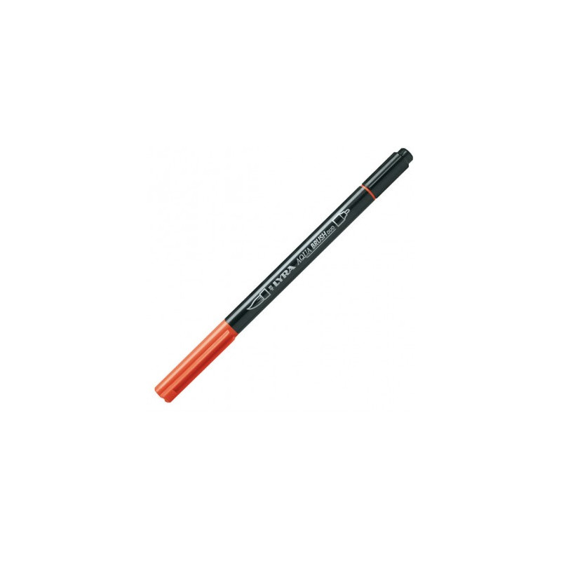 Pennarello doppia punta Aqua Brush Duo Lyra Colore: Rosso saturno