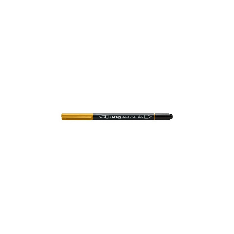 Pennarello doppia punta Aqua Brush Duo Lyra Colore: Terra di Siena Naturale