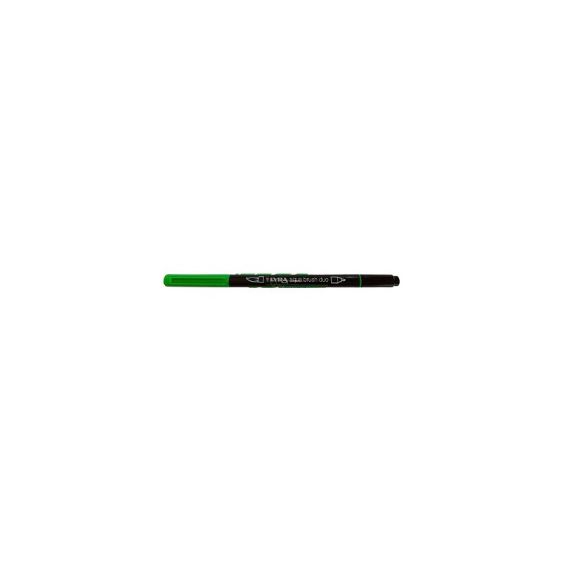 Pennarello doppia punta Aqua Brush Duo Lyra Colore: Verde brillante
