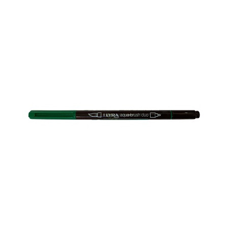 Pennarello doppia punta Aqua Brush Duo Lyra Colore: Verde mineral
