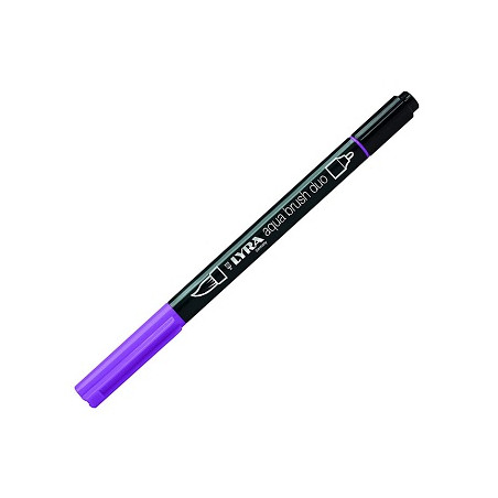 Pennarello doppia punta Aqua Brush Duo Lyra Colore: Violetto rossastro