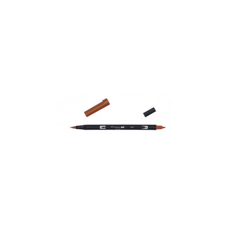 Pennarello Dual Brush ABT Tombow Koh-I-Noor colore Burnt Sienna