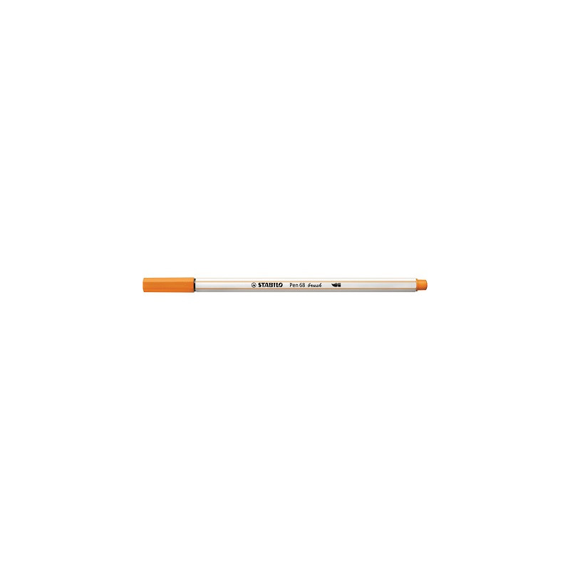 Pennarello Stabilo Pen 68 Brush Arancione