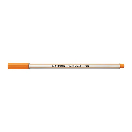 Pennarello Stabilo Pen 68 Brush Arancione