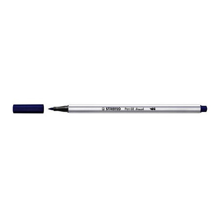 Pennarello Stabilo Pen 68 Brush Blu di Prussia