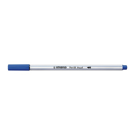 Pennarello Stabilo Pen 68 Brush Blu Oltremare