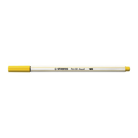 Pennarello Stabilo Pen 68 Brush Giallo