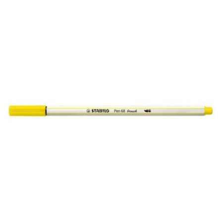 Pennarello Stabilo Pen 68 Brush Giallo limone